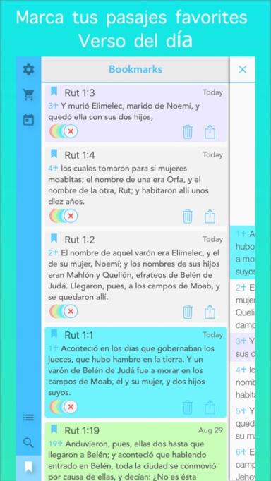 The text message app for a Spanish language.