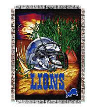The Detroit Lions NFL football tapestry